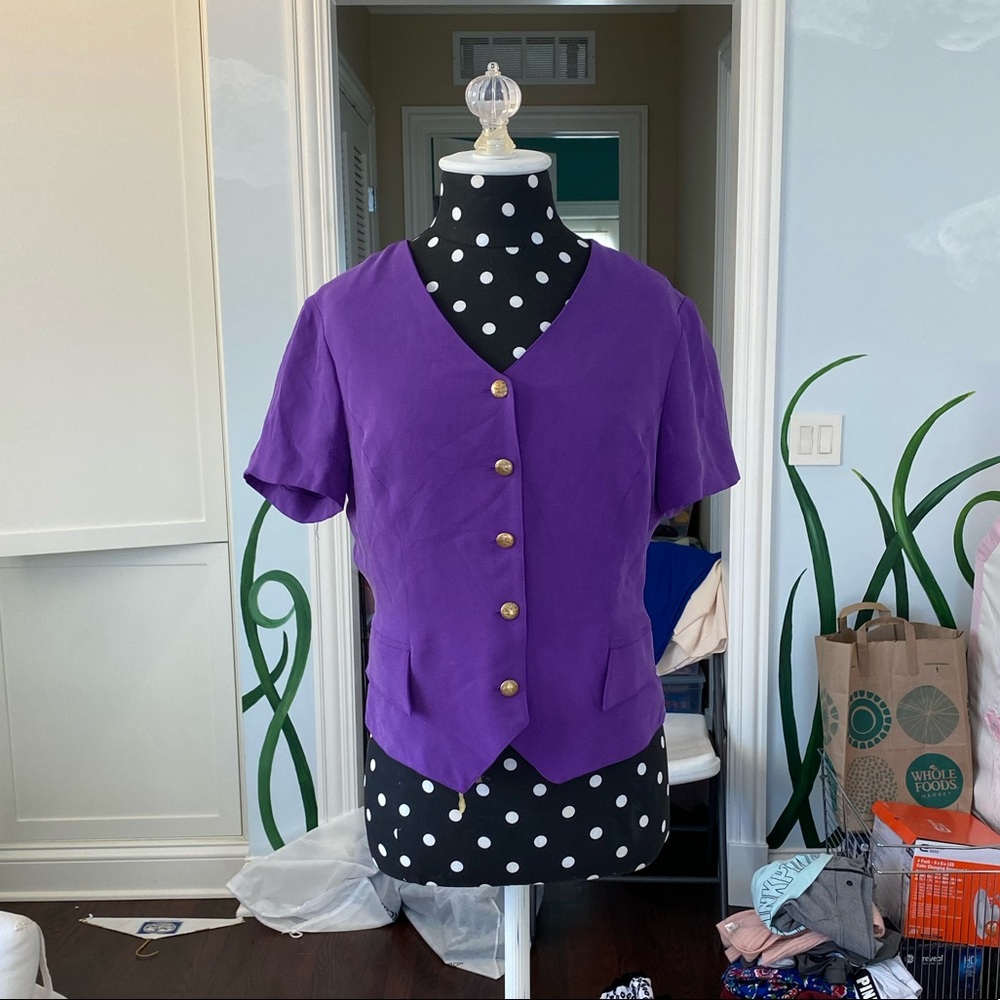 vintage silk top
